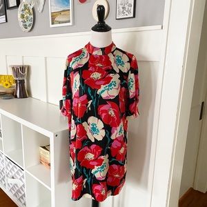 Zara Poppy Print Shift